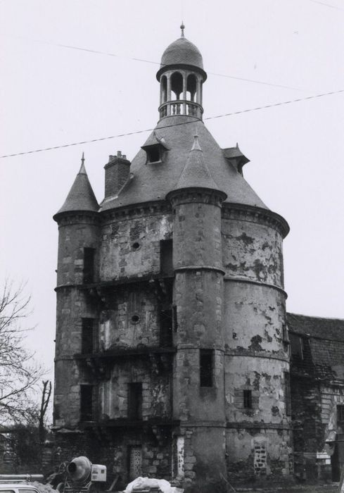 donjon, élévation nord-ouest