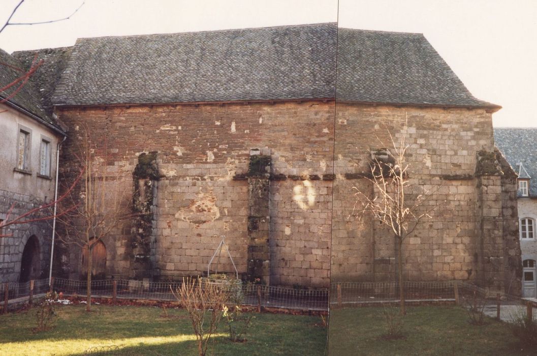 église abbatiale, façade latérale nord