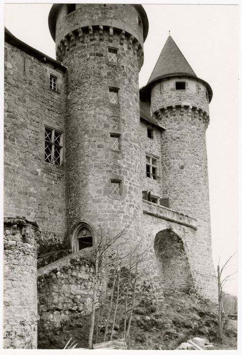 façade ouest, vue partielle