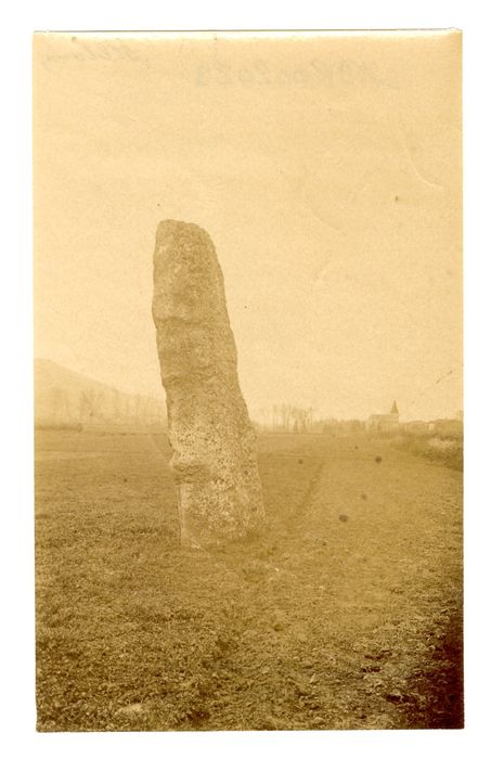 Vue générale du menhir