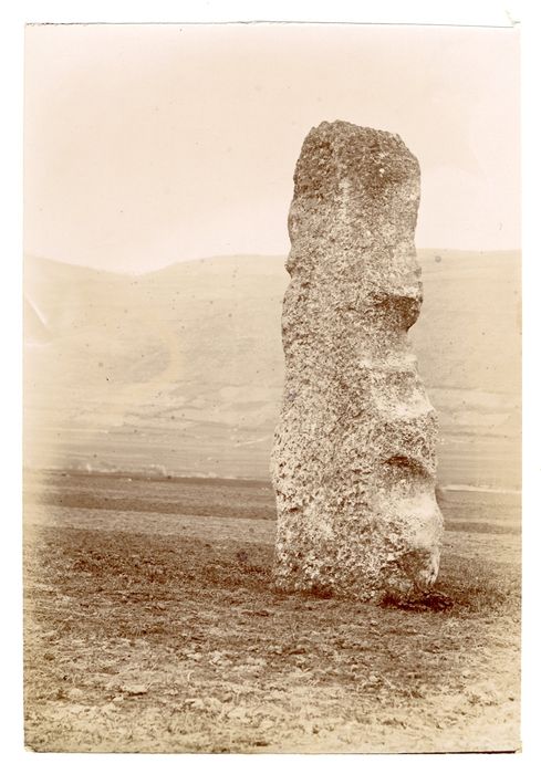 Vue générale du menhir