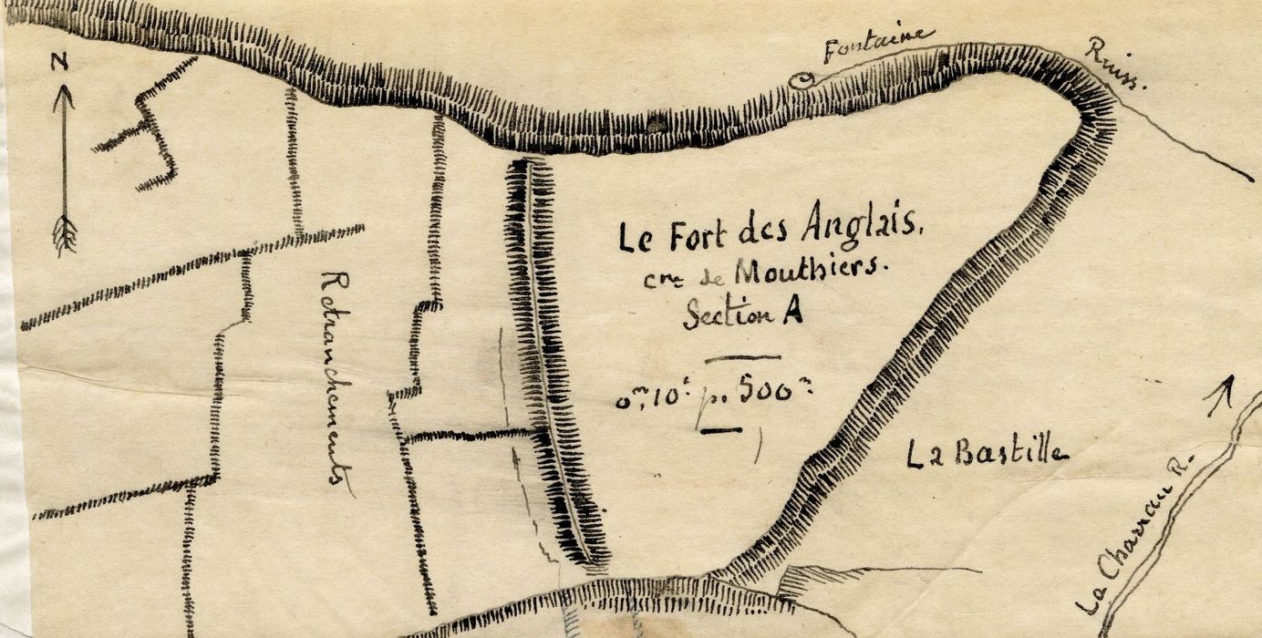 plan, vue générale (dessin : encre sur papier)