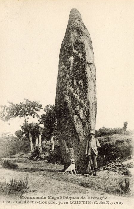 vue générale du menhir