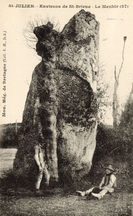 vue générale du menhir