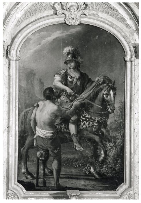 tableau : Charité de saint Martin