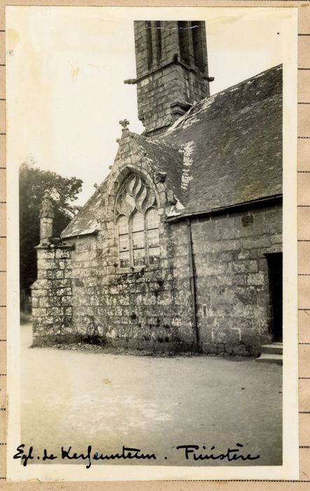 façade latérale sud, vue partielle