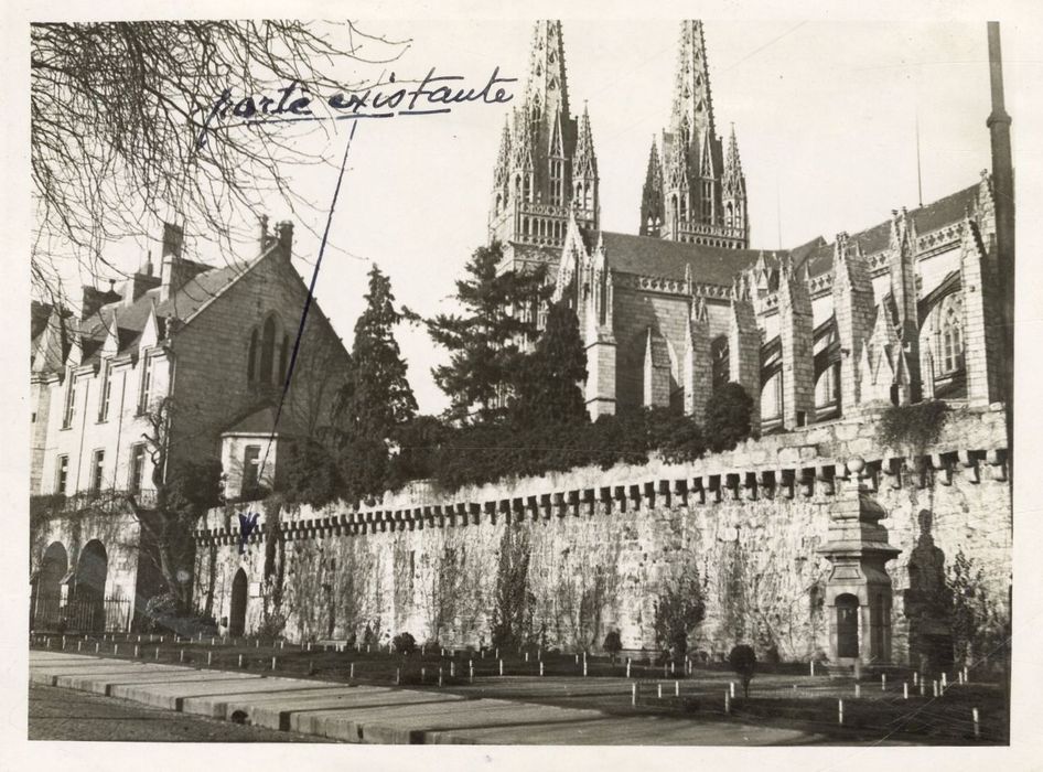 tronçon sud, élévation sud sur le boulevard de l’Amiral de Kerguelen