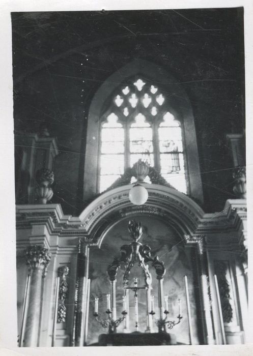 retable du maître-autel, vue partielle