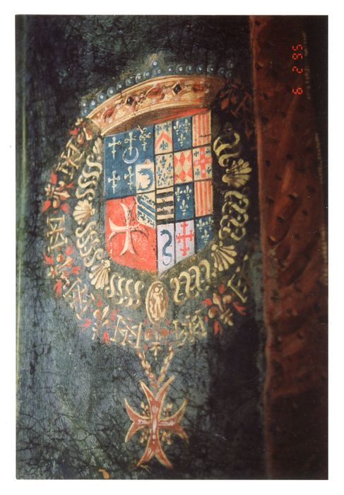 tableau : Résurrection, avec des membres de la famille de Bueil, détail