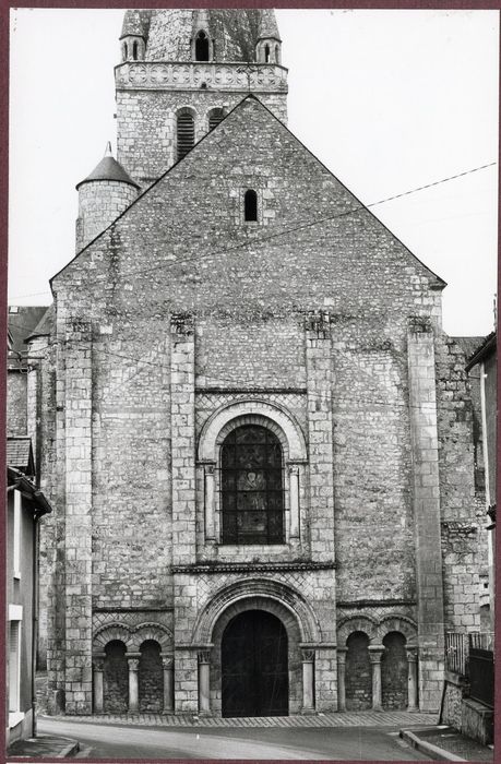église abbatiale, façade ouest