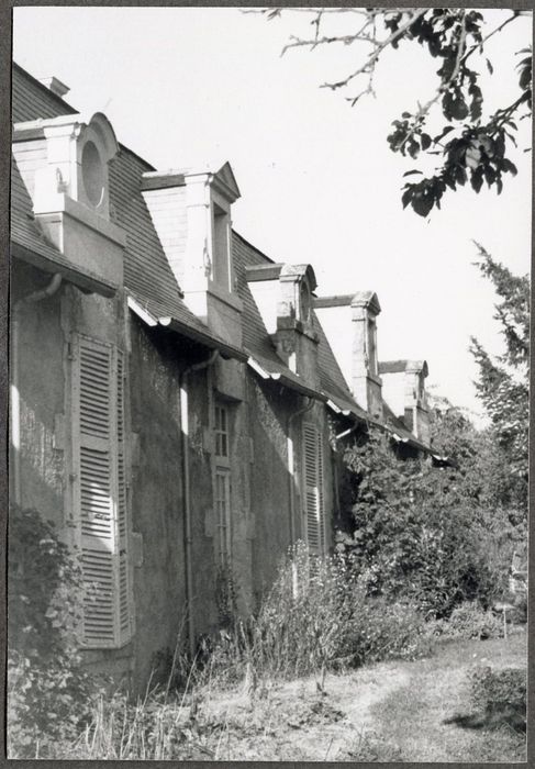 aile sud, façade sud, vue partielle