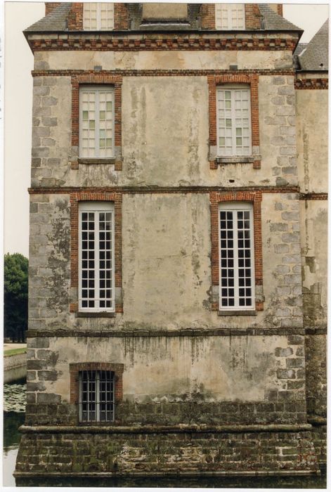 aile ouest, façade sud