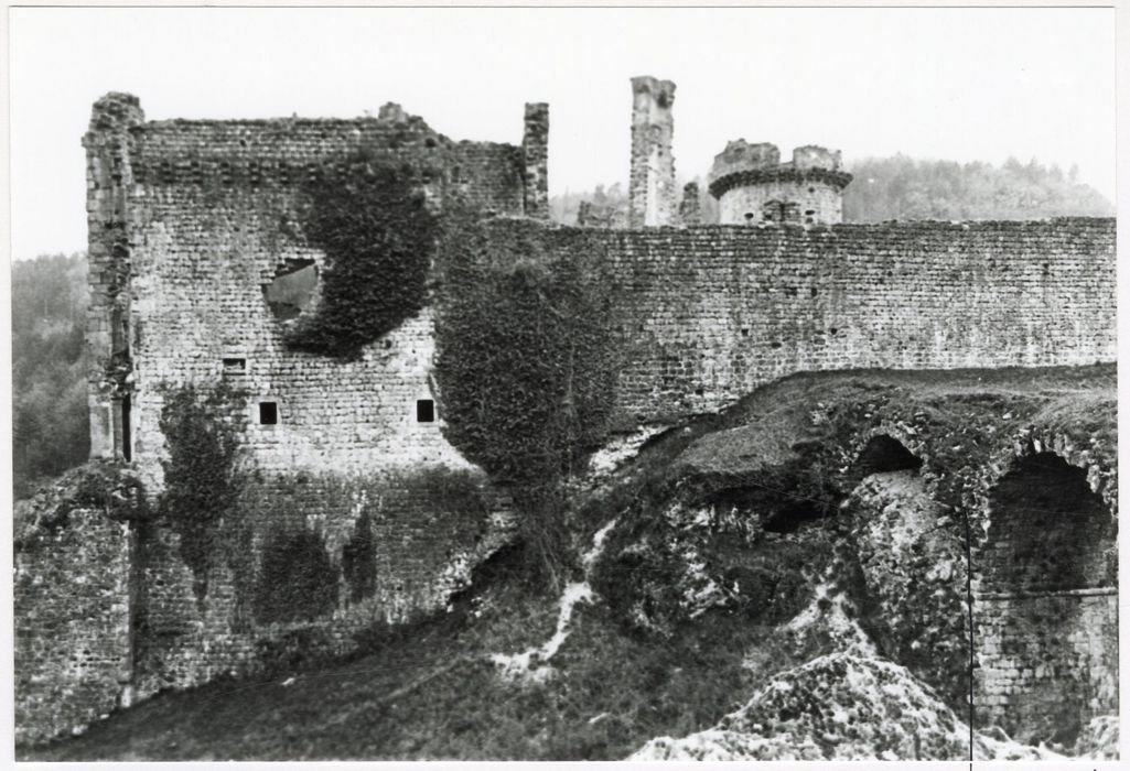 vue partielle des ruines depuis le Nord