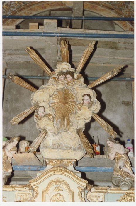 tabernacle du maître-autel, détail de l’exposition