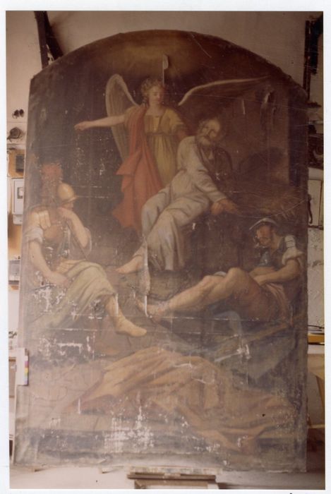 tableau : Délivrance de saint Pierre par un ange (la)