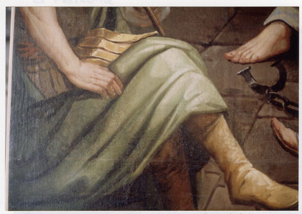 tableau : Délivrance de saint Pierre par un ange (la)