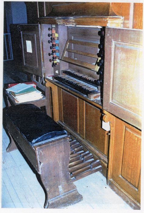 orgue de tribune, console (photocopie numérisée)