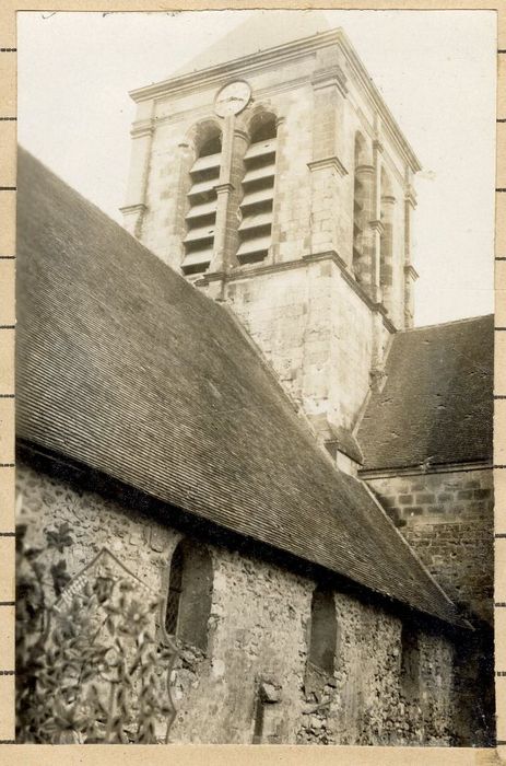 clocher, élévation ouest