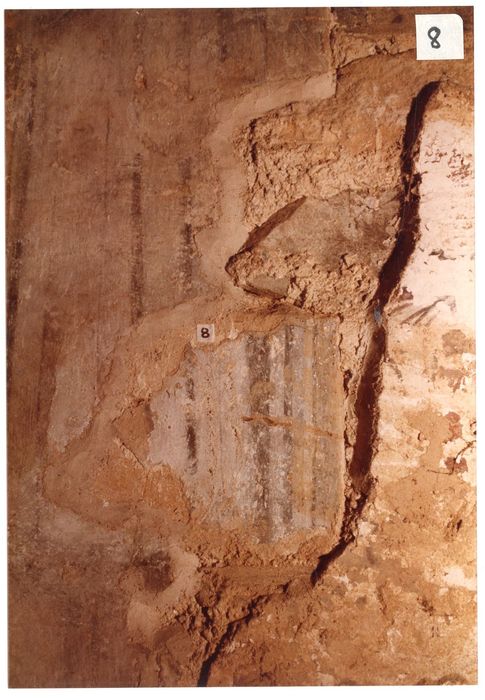 peinture monumentale, mur nord, registre supérieur (fragment)
