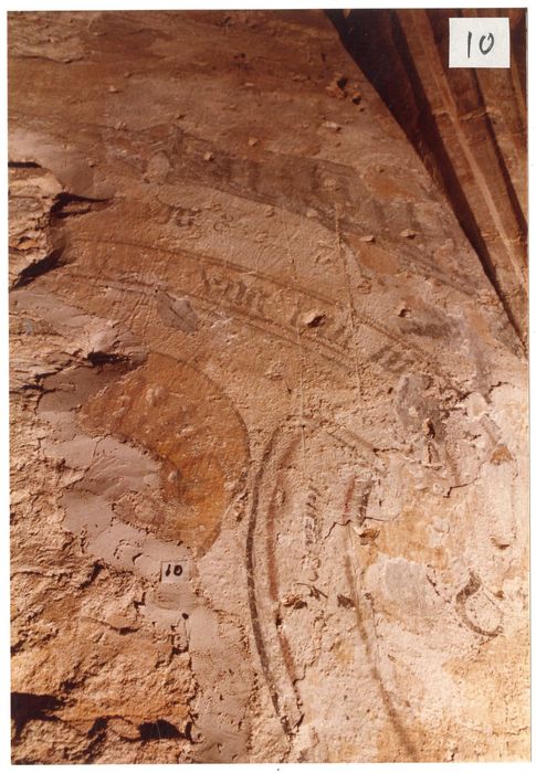 peinture monumentale, mur nord, registre supérieur (fragment)