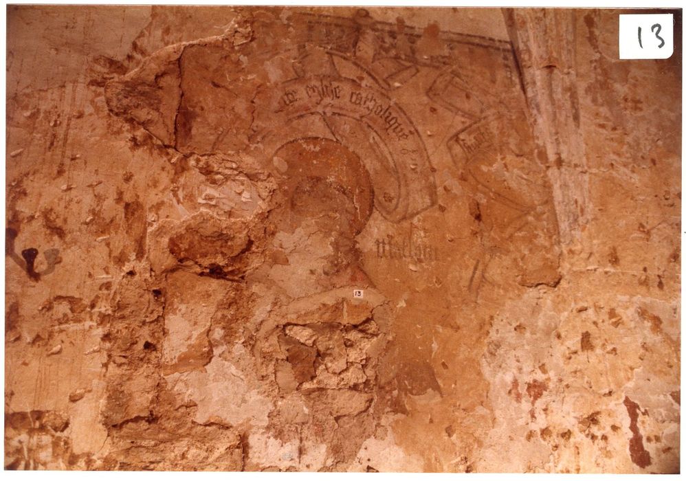 peinture monumentale, mur nord, registre supérieur (fragment)