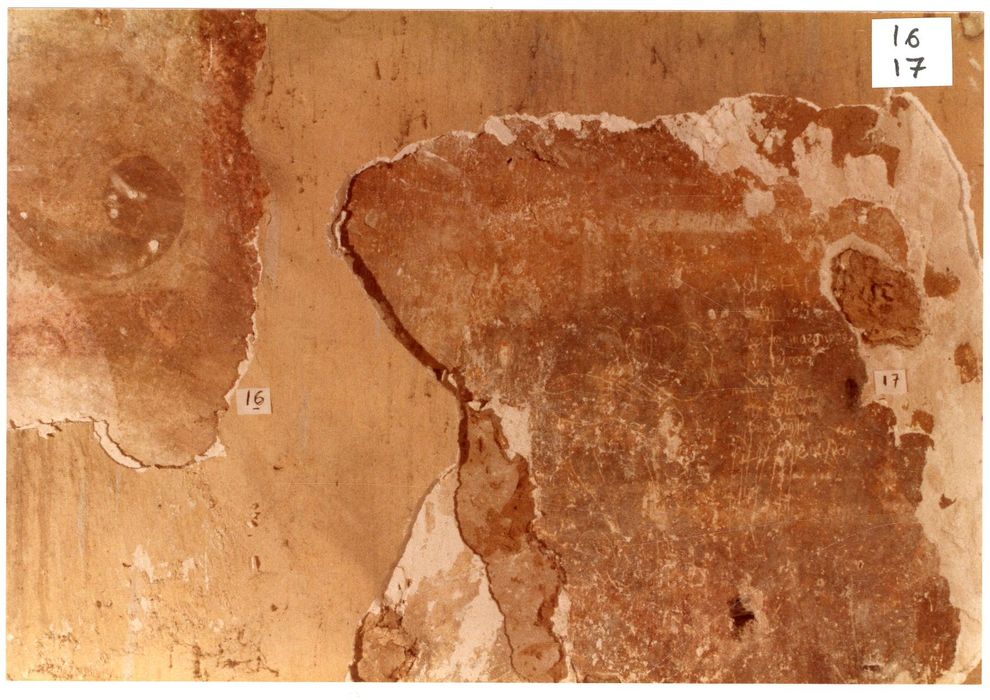 peinture monumentale, mur nord, registre supérieur (fragment)