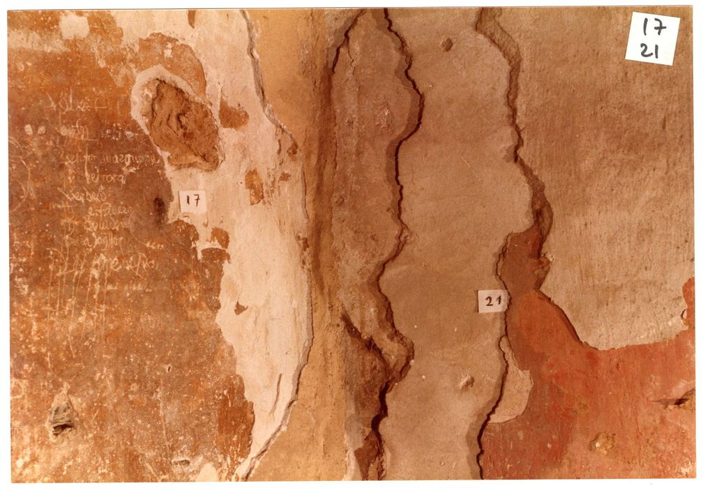 peinture monumentale, mur nord, registre supérieur (fragment)