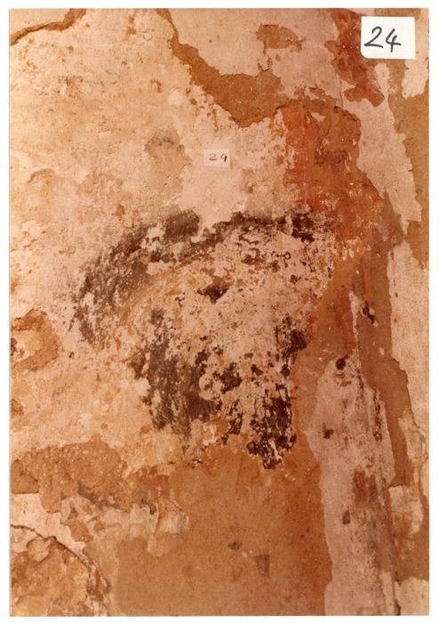 peinture monumentale, mur est, registre supérieur (fragment)