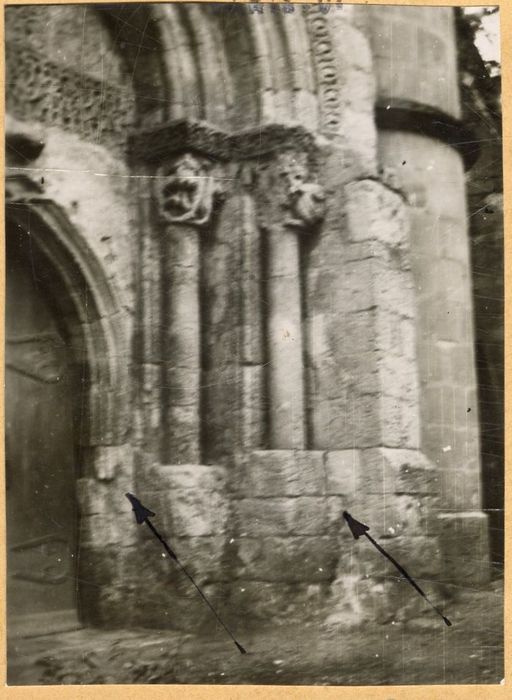 portail d’accès nord, vue partielle