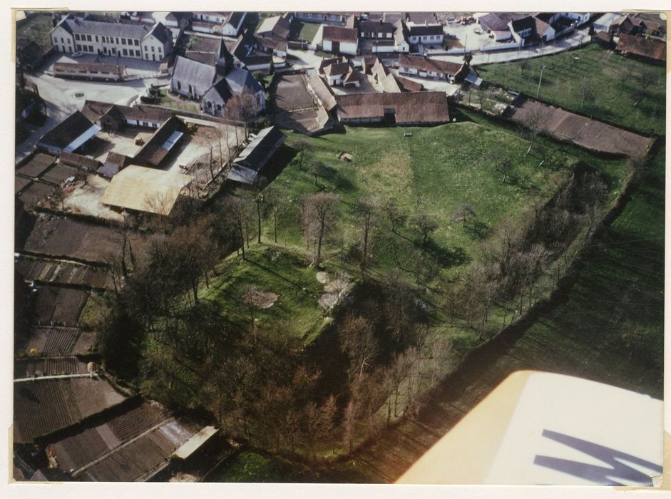 vue aérienne du site