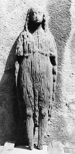 Statue : 'Sainte Marie l'Egyptienne', bois sculpté - © Ministère de la Culture (France), Médiathèque du patrimoine et de la photographie (objets mobiliers), tous droits réservés
