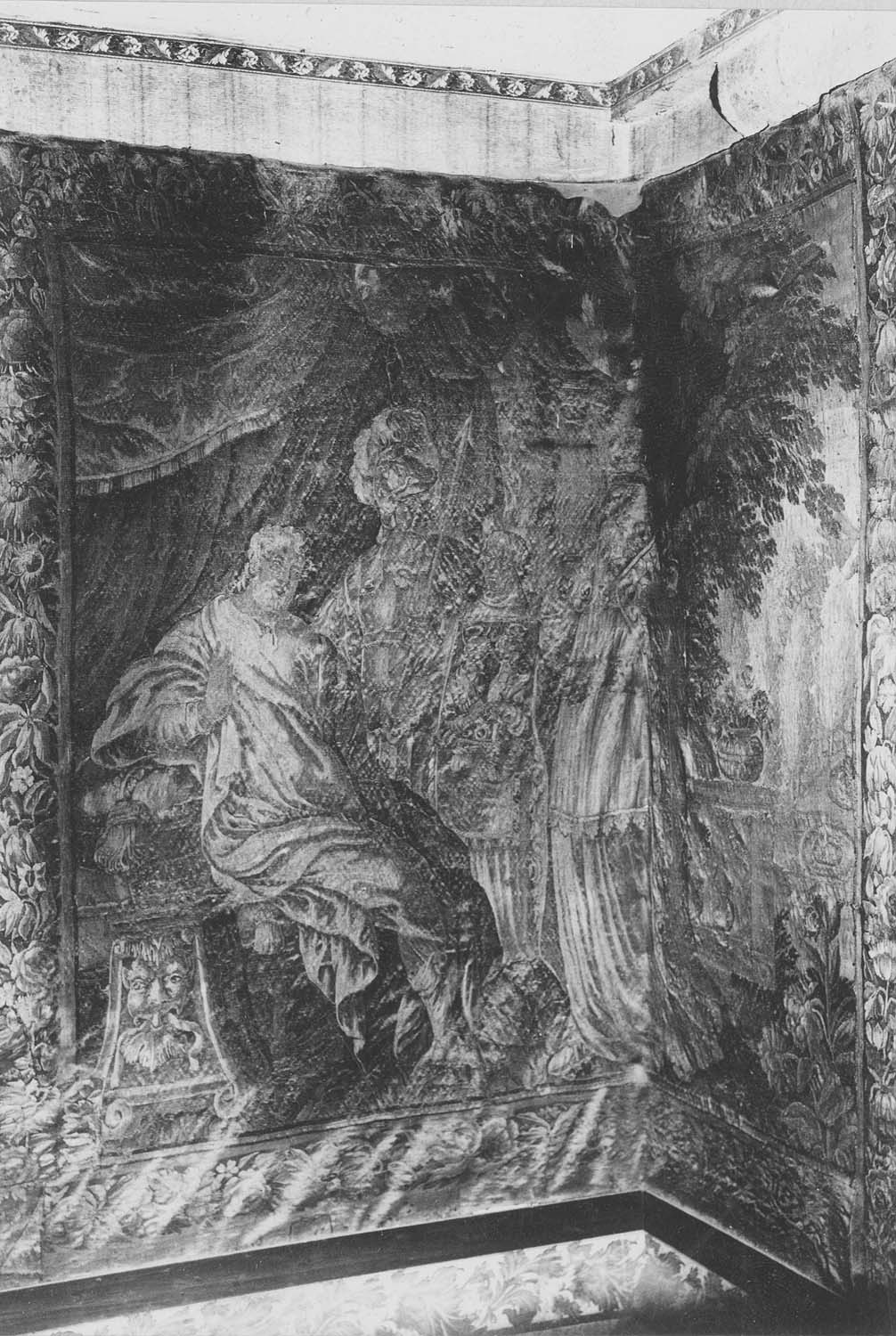pièce murale : la Rencontre de Constantin avec le pape, vue générale - © Ministère de la Culture (France), Médiathèque du patrimoine et de la photographie, diffusion RMN-GP