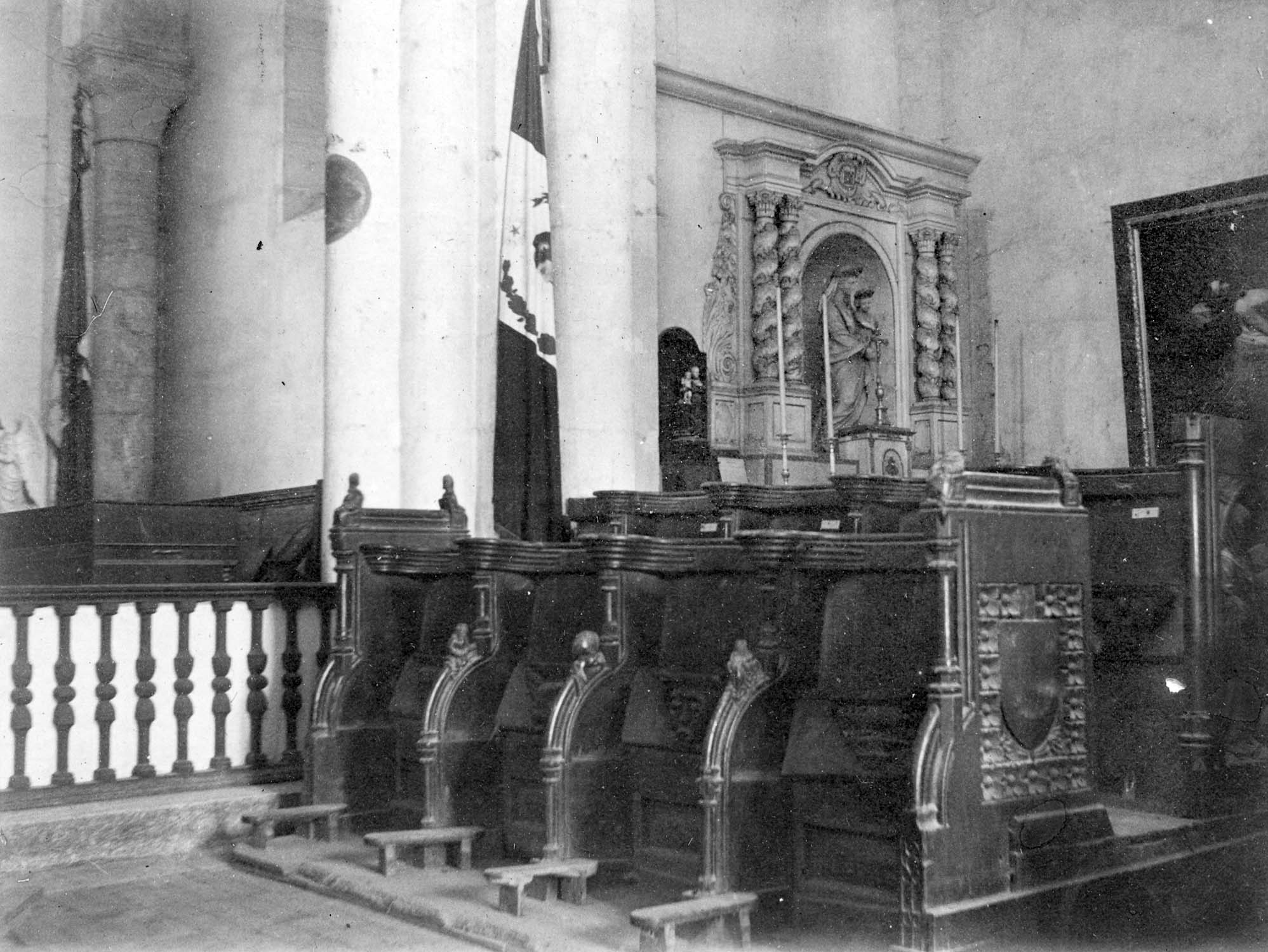 stalles, vue générale