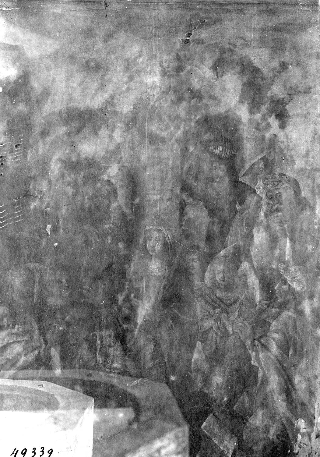 tableau : l'Adoration des bergers, vue générale