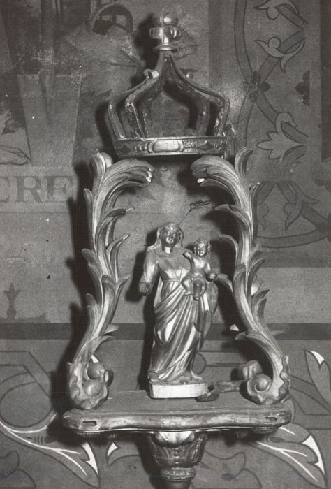Bâton de confrérie : la Vierge et l'Enfant - © Ministère de la Culture (France), Médiathèque du patrimoine et de la photographie, diffusion RMN-GP