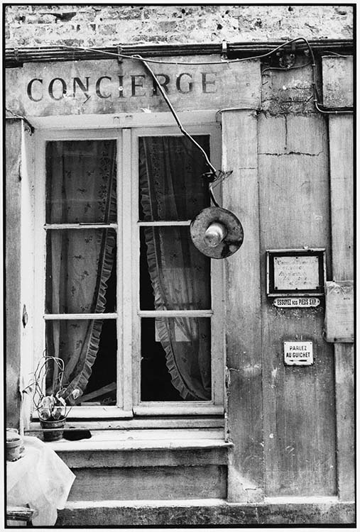 7 rue de Chaumont, Paris 19e arrondissement, 1979 ; [Concierge]