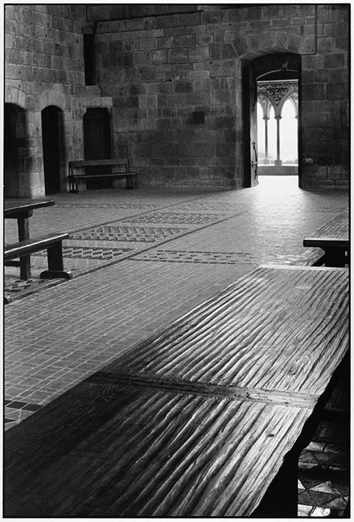 Le réfectoire des Moines, Le Mont-Saint-Michel (Manche), 1995