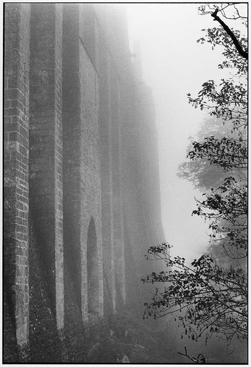 Les jardins de l'abbaye, Le Mont-Saint-Michel (Manche), 1995