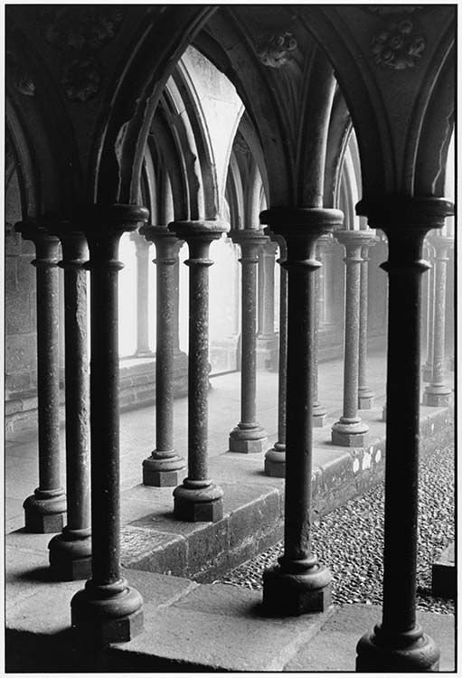 Le cloître, Le Mont-Saint-Michel (Manche), 1995