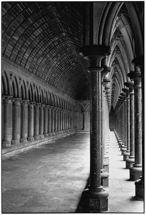 Le cloître, Le Mont-Saint-Michel (Manche), 1996