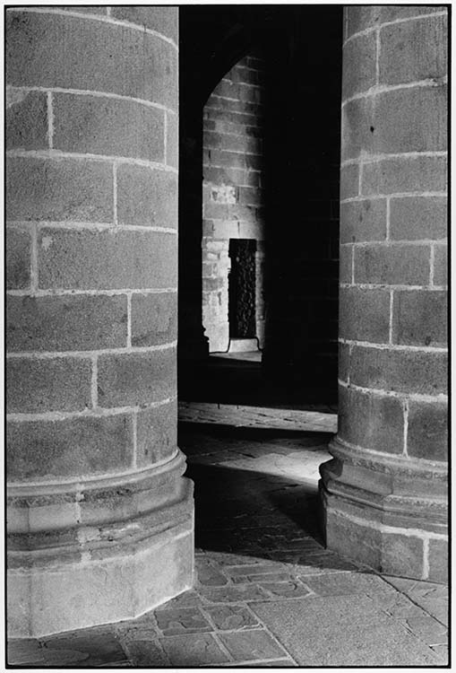 La salle des Gros-Piliers, Le Mont-Saint-Michel (Manche), 1996