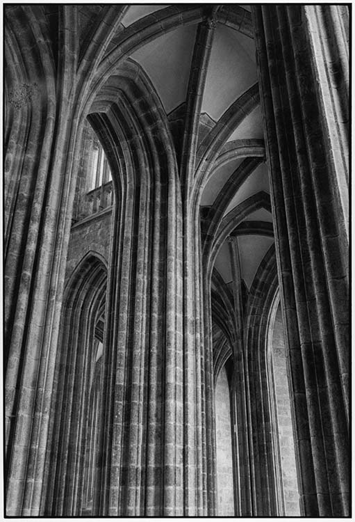 Le chœur gothique, Le Mont-Saint-Michel (Manche), 1997