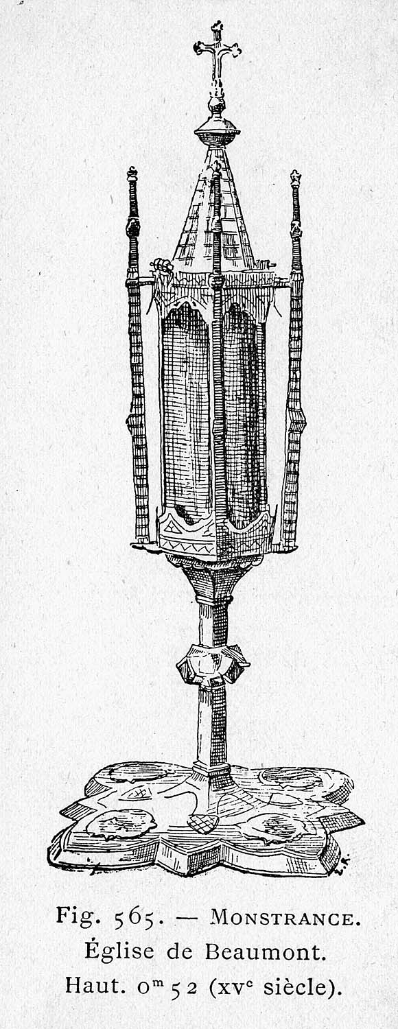 reliquaire-monstrance (reliquaire pédiculé à monstrance en forme de tourelle), vue générale - © Ministère de la Culture (France), Médiathèque du patrimoine et de la photographie, diffusion RMN-GP