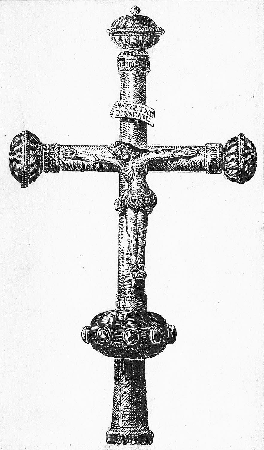 croix de procession, vue générale