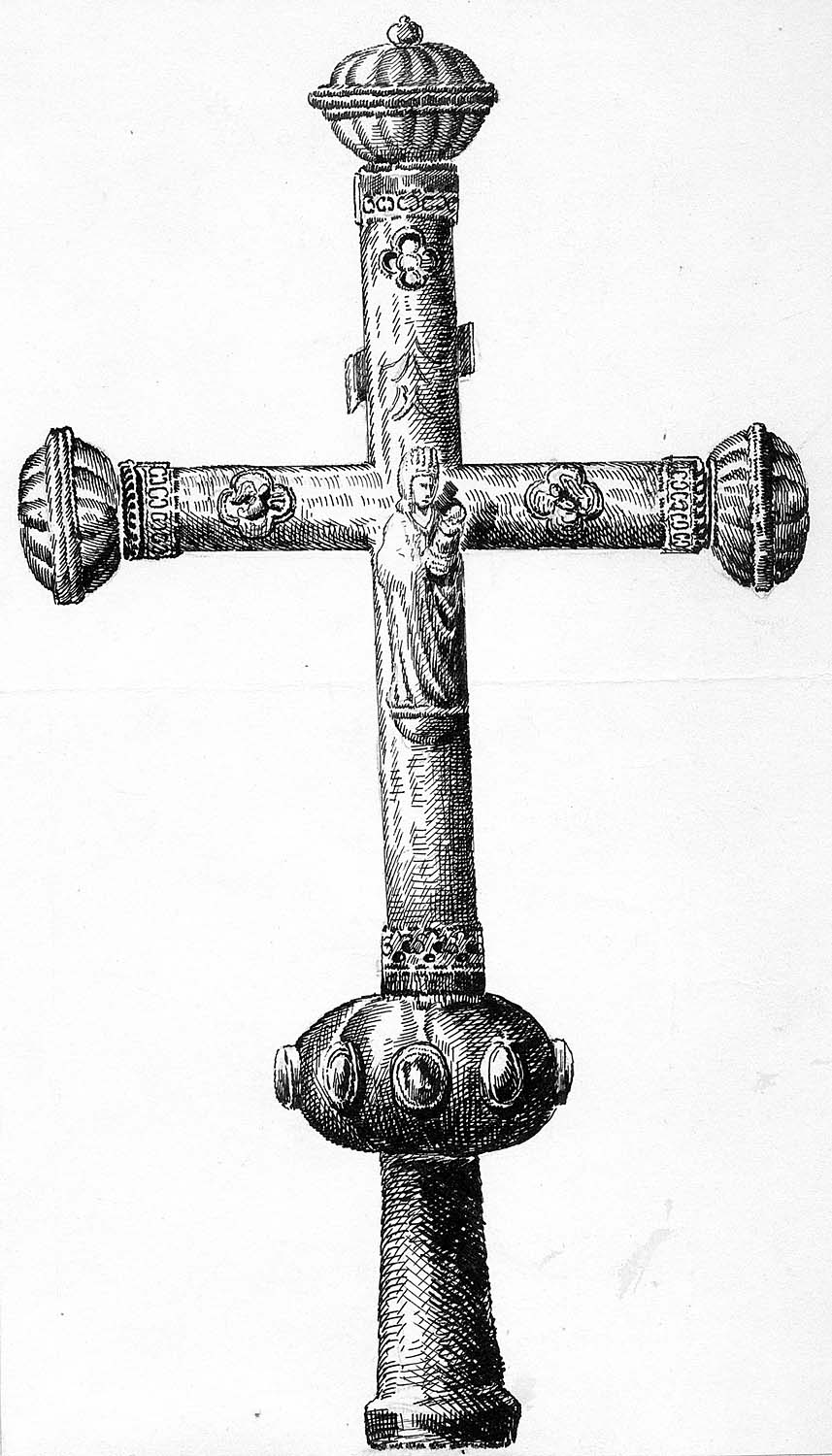 croix de procession, vue générale