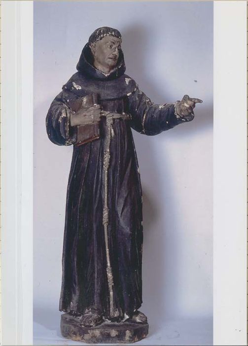 statue (grandeur nature) : saint François d'Assise - © Ministère de la Culture (France), Médiathèque du patrimoine et de la photographie, diffusion RMN-GP