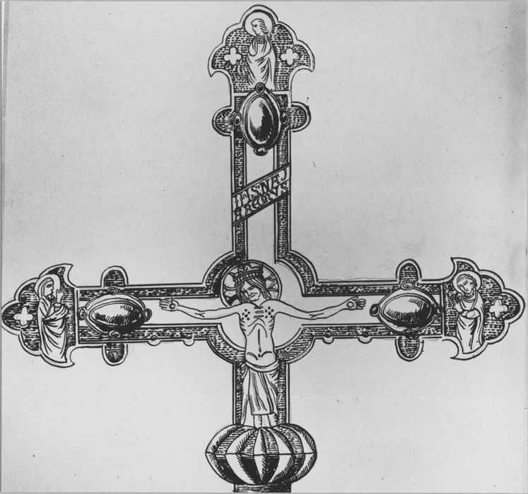 croix de procession (dessin)