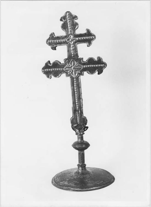 croix-reliquaire (avant restauration, revers)