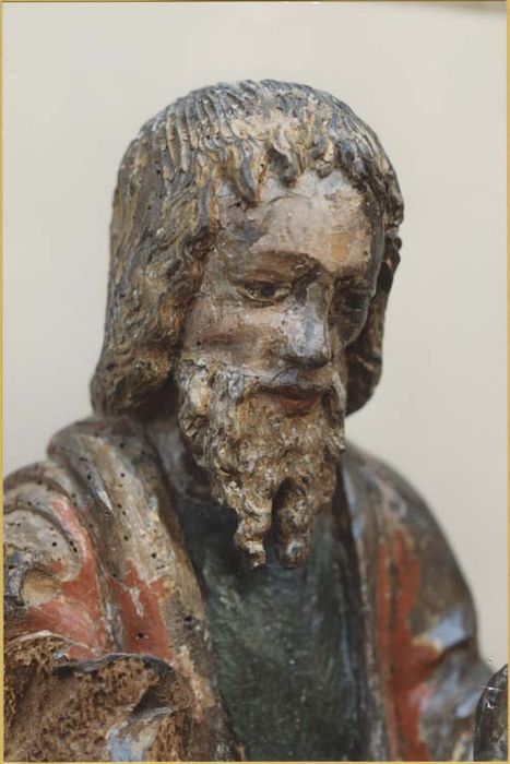 statuette : saint Jean-Baptiste (tête)