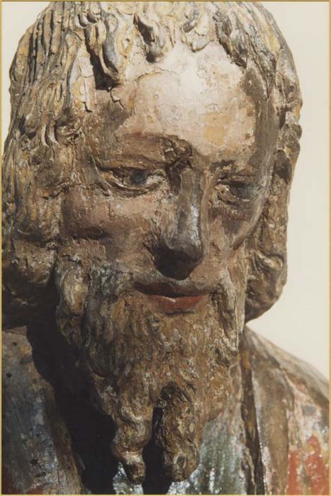 statuette : saint Jean-Baptiste (visage)